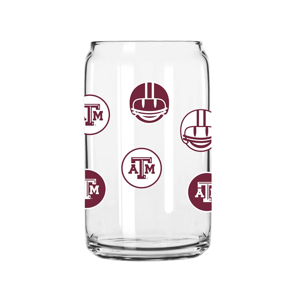 Texas A&M Aggies 16oz Smiley Can Glass: $22.99 Texas A&M Aggies 16oz Smiley Can Glass: $22.99
