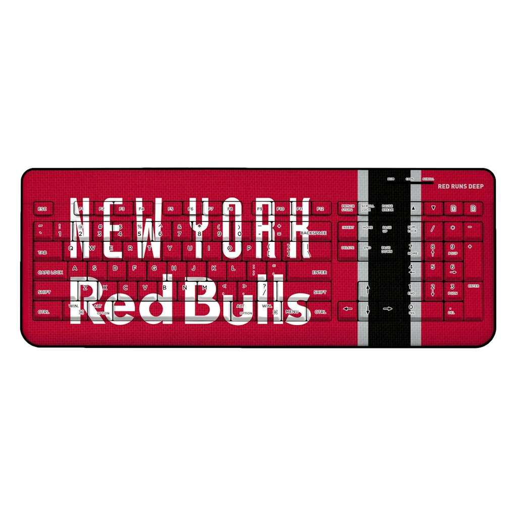 New York Red Bulls Team Stripe Wireless Keyboard: $74.99 New York Red Bulls Team Stripe Wireless Keyboard: $74.99