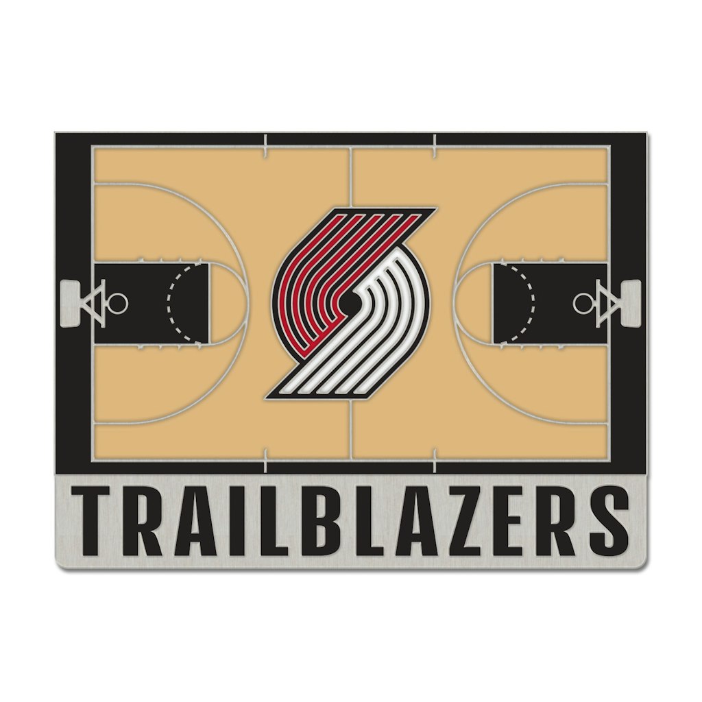 WinCraft Portland Trail Blazers Court Collector Pin: $8.99