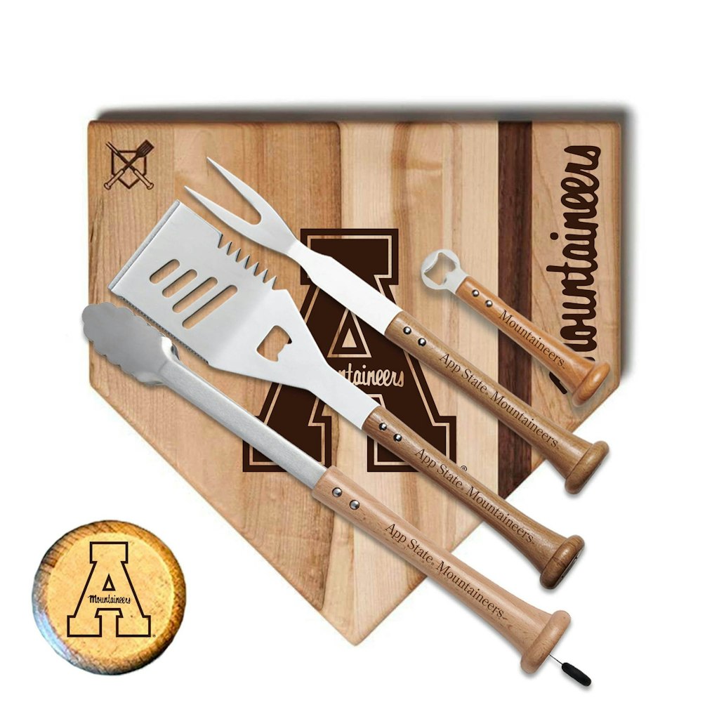 Baseball BBQ Appalachian State Mountaineers 17-Inch Grand Slam Combo Set: $219.99