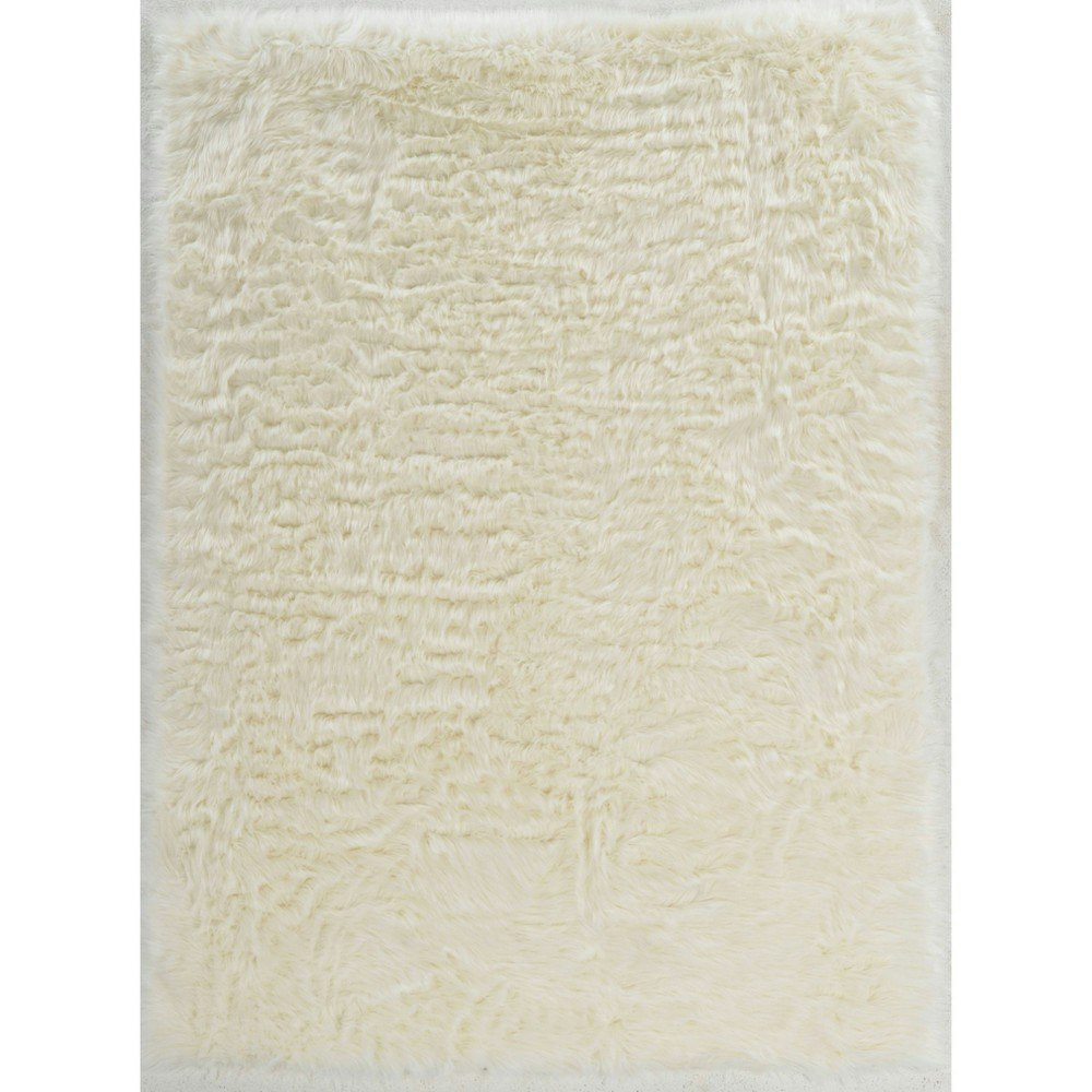 Linon 3'x5' Faux Sheepskin Accent Rug: $115.99
