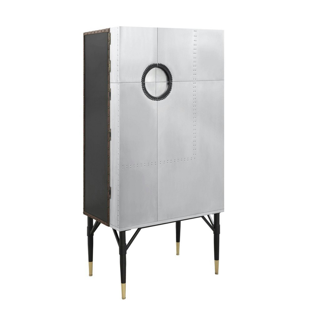 Acme Furniture 31.5-inch Leather and Aluminum Wine Rack: $4,317.99 Acme Furniture 31.5-inch Leather and Aluminum Wine Rack: $4,317.99