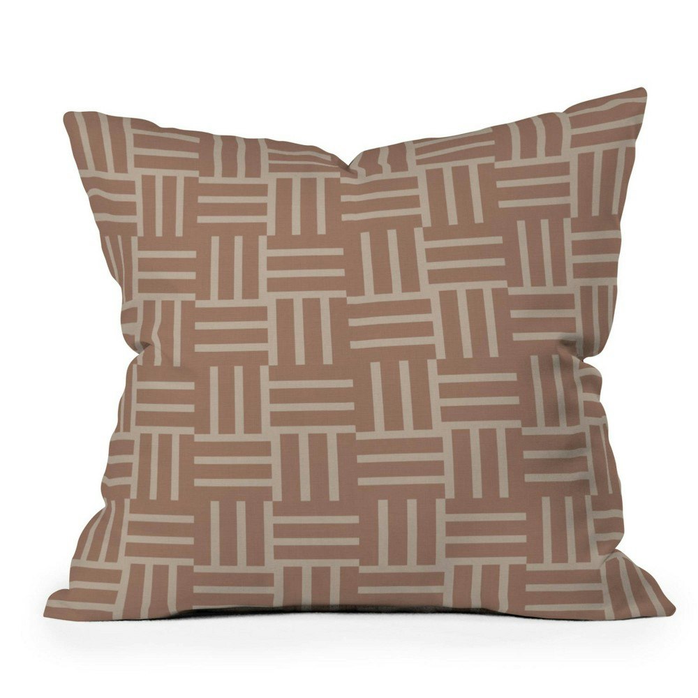 26"x26" Deny Designs Mirimo Earthy Mocha Square Outdoor Throw Pillow: $69.99