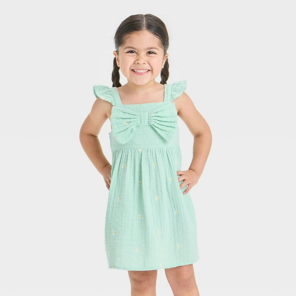 Cat & Jack Toddler Girls' Floral Woven Dress 18M: $18