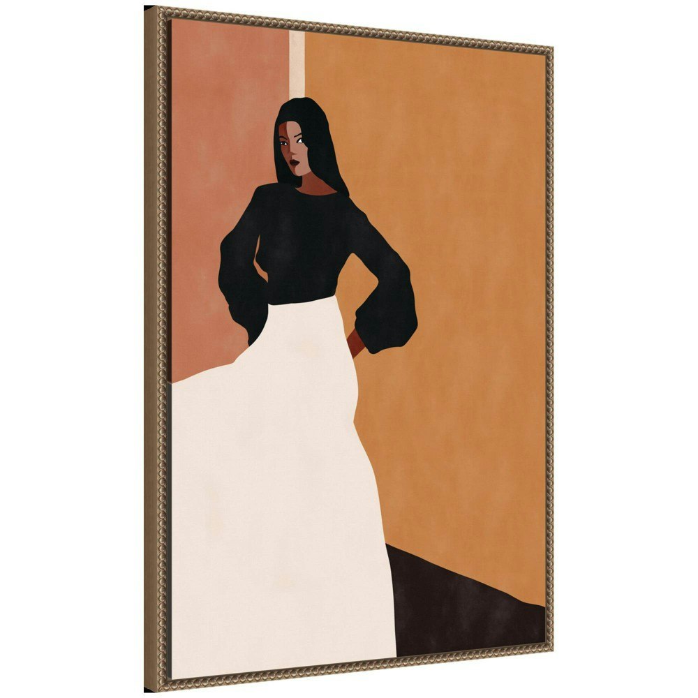 Kate & Laurel 23"x33" Sylvie Seville Framed Canvas Wall Art: $84.99