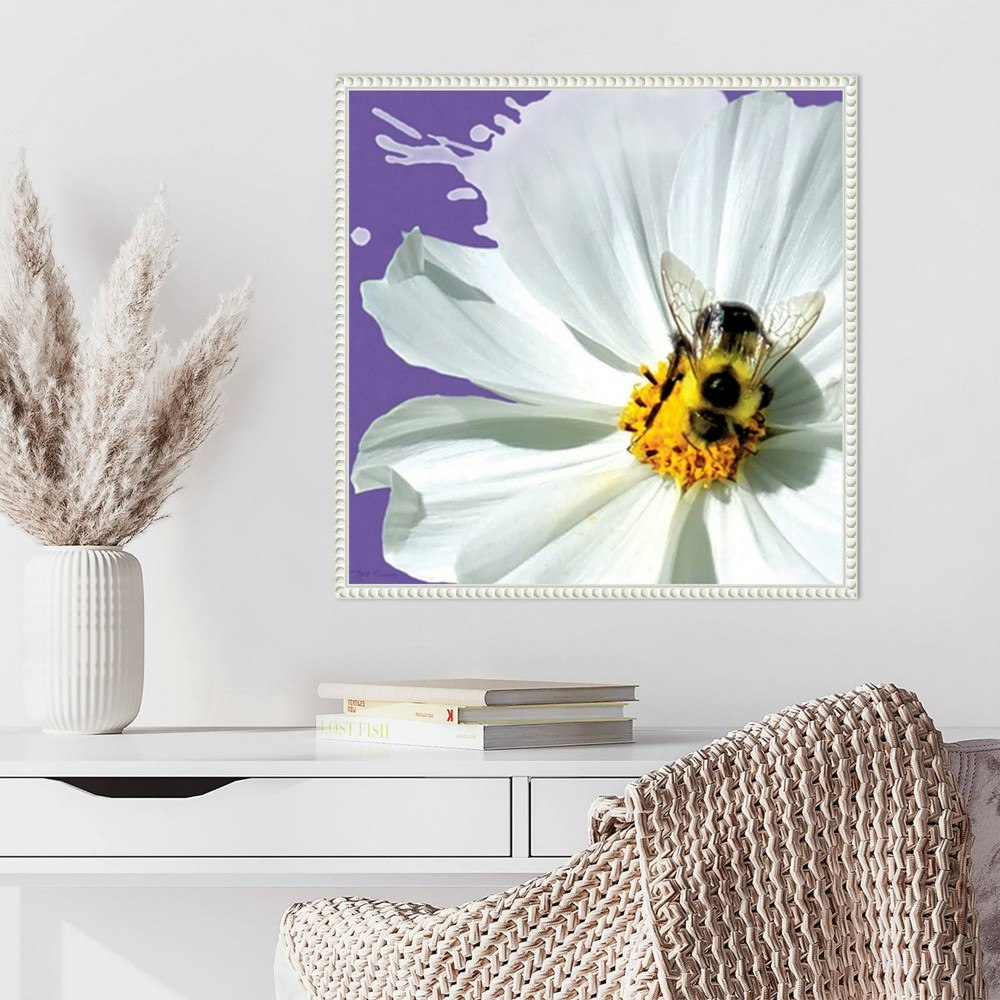 Amanti Art Flower Pop IV 22"x22" Framed Canvas Wall Art: $85.99