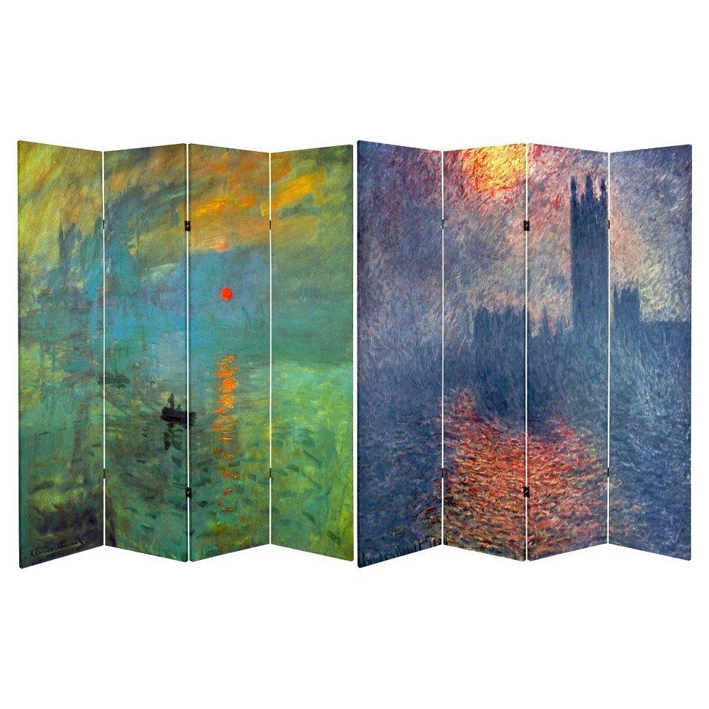 Monet Fine Art Double-Sided Room Divider: $179.99 Monet Fine Art Double-Sided Room Divider: $179.99