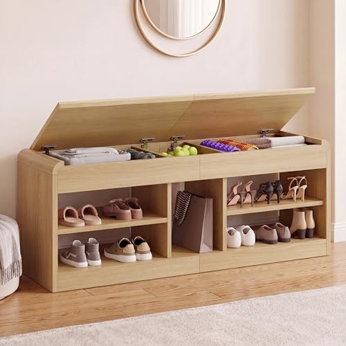 Homiflex Shoe Storage Bench: $80.91