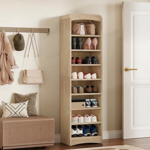 Homiflex 67.6-Inch 8-Tier Shoe Cabinet: $71.99