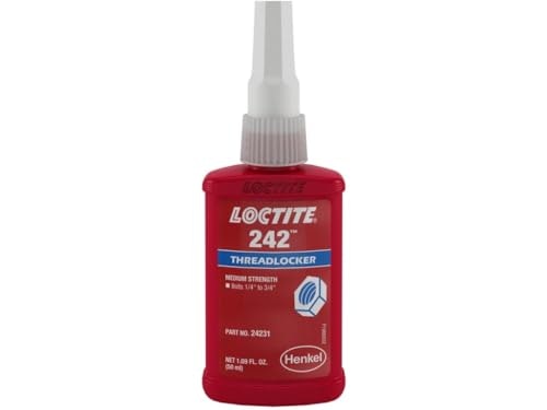Loctite 242 Medium Strength Thread Locker 50ml Bottle: $6.32