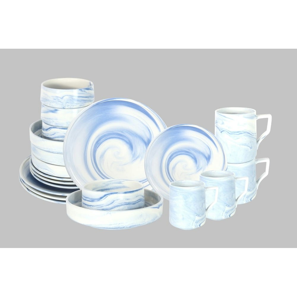 Artisan Marble Blue 20-Piece Dinnerware Set: $92.99 Artisan Marble Blue 20-Piece Dinnerware Set: $92.99
