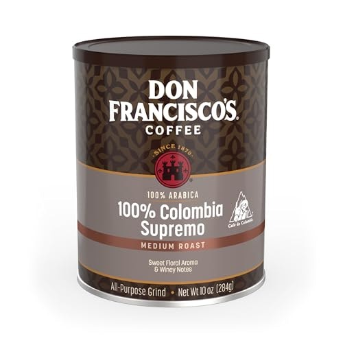 Don Francisco's 100% Colombia Supremo Medium Roast Coffee 10-oz. Can: $7.68 Don Francisco's 100% Colombia Supremo Medium Roast Coffee 10-oz. Can: $7.68