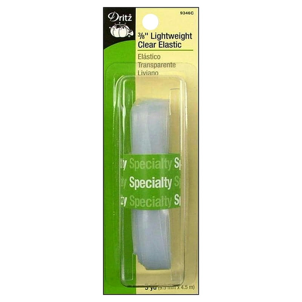 Dritz Lightweight Clear Elastic 5-Yard Pack: $7.99