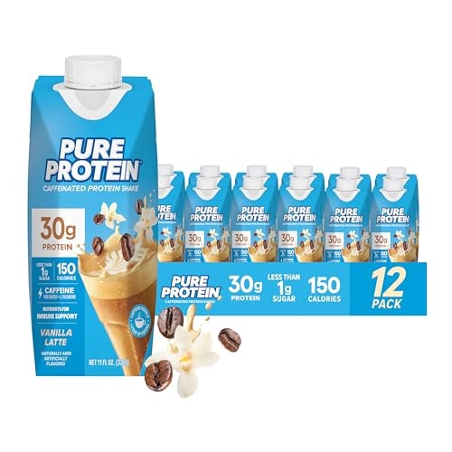 Pure Protein Vanilla Latte Protein Shake 12-Pack: $22.87 Pure Protein Vanilla Latte Protein Shake 12-Pack: $22.87