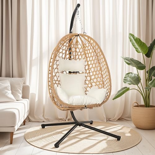 Lex Craft Wicker Hanging Egg Chair with Stand: $119.69 Lex Craft Wicker Hanging Egg Chair with Stand: $119.69
