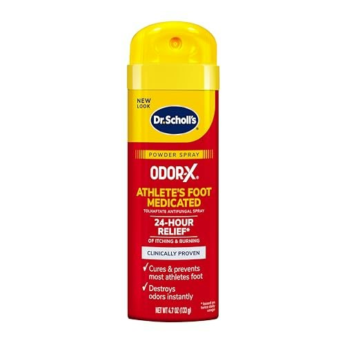 Dr. Scholl's Odor-X Antifungal Athlete's Foot Powder Spray 4.7-oz.: $4.52