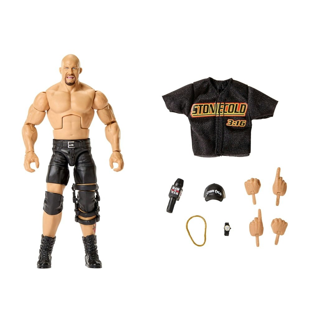WWE Stone Cold Steve Austin Elite Series 122 6-inch Action Figure: $23.45 WWE Stone Cold Steve Austin Elite Series 122 6-inch Action Figure: $23.45