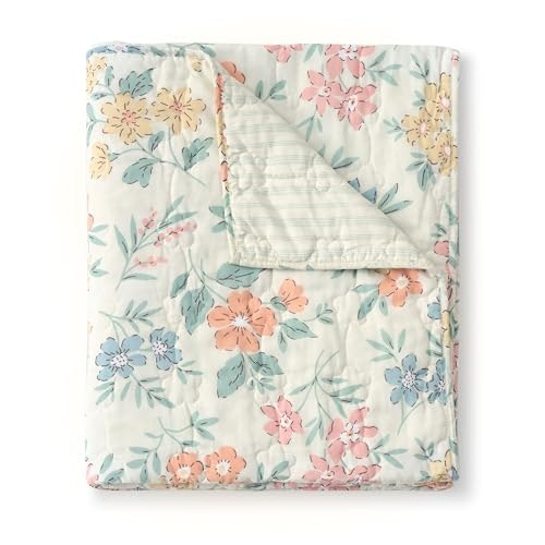 Greenland Home Chloe Reversible 50" x 60" Floral Quilted Throw Blanket: $33.29