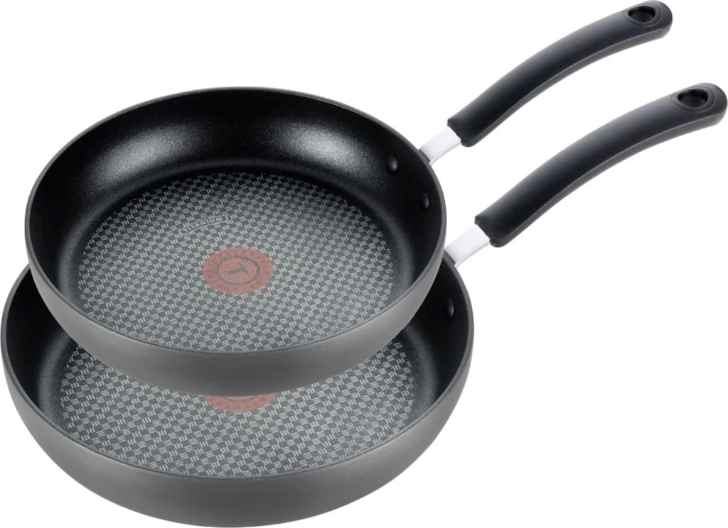 T-fal Ultimate Hard Anodized Nonstick 10" & 12" Fry Pan Set: $60 T-fal Ultimate Hard Anodized Nonstick 10" & 12" Fry Pan Set: $60