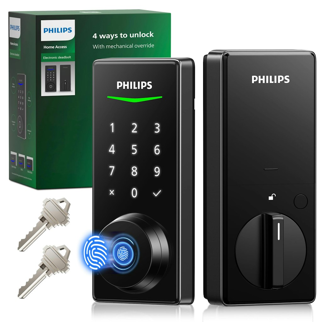 Philips 1000 Series Fingerprint Keyless Entry Door Lock: $70
