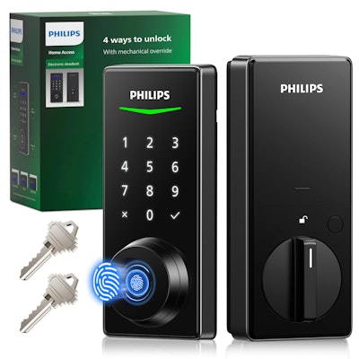 Philips 1000 Series Fingerprint Keyless Entry Door Lock for $70 + free shipping