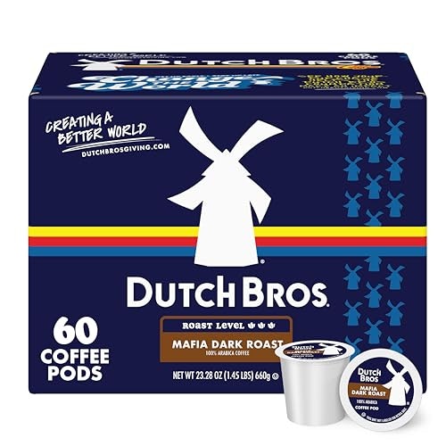 Dutch Bros Mafia Dark Roast Coffee Pods 60-Count: $33.12 Dutch Bros Mafia Dark Roast Coffee Pods 60-Count: $33.12