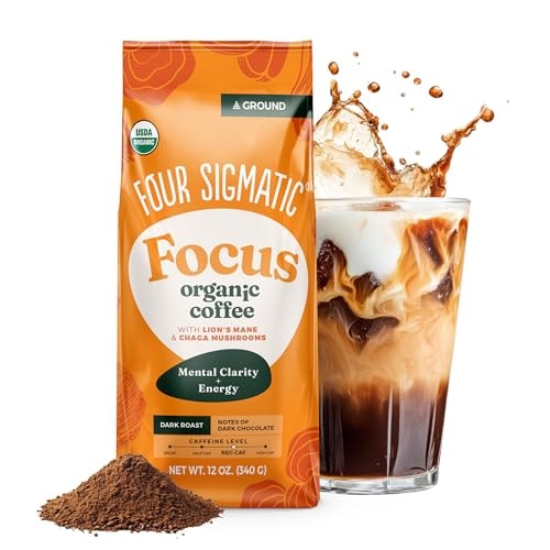 Four Sigmatic 12oz Organic Focus Mushroom Ground Coffee: $10.99 Four Sigmatic 12oz Organic Focus Mushroom Ground Coffee: $10.99
