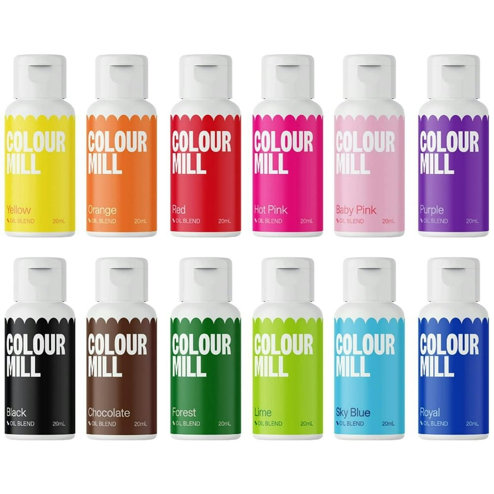 Colour Mill 20ml Oil-Based Food Coloring 12-Pack: $70.50 Colour Mill 20ml Oil-Based Food Coloring 12-Pack: $70.50