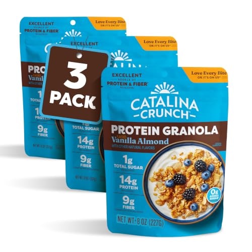 Catalina Crunch Vanilla Almond Protein Granola 3-Pack: $17.76 Catalina Crunch Vanilla Almond Protein Granola 3-Pack: $17.76