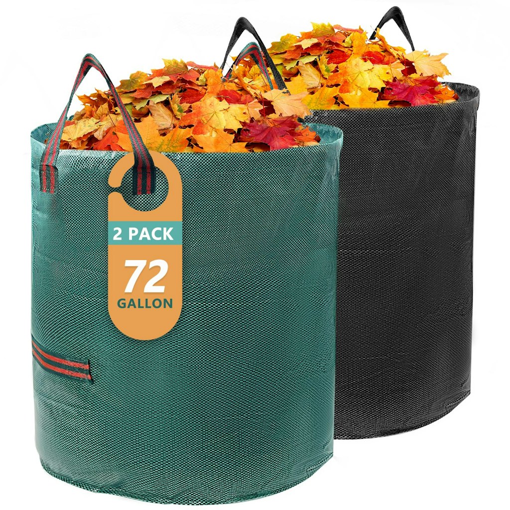 Garrdeen 72-Gallon Reusable Yard Waste Bags 2-Pack: $17