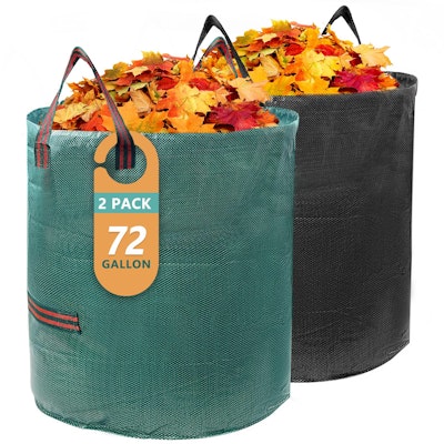 Garrdeen 72-Gallon Reusable Yard Waste Bags 2-Pack for $17 + free shipping w/ Prime