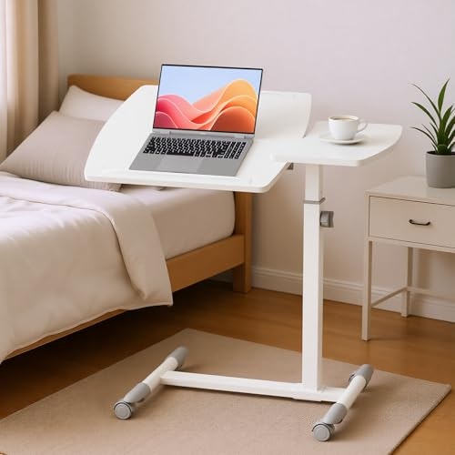 Comhoma Adjustable Overbed Mobile Desk: $62.28