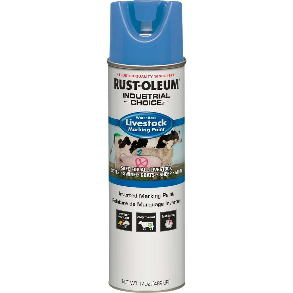 Rust-Oleum Industrial Choice Livestock Marking Spray Paint: $12.47