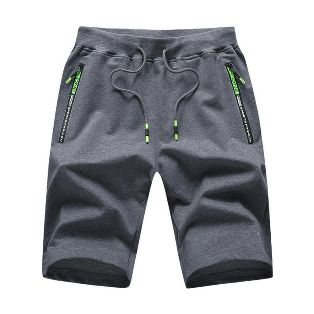 Weilanxin Men's Casual Drawstring Elastic Waist Workout Shorts: $9.99