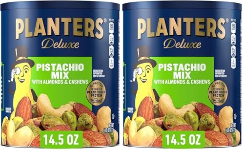 Planters Deluxe Pistachio Mix 14.5-oz. Canister 2-Pack: $23.06 Planters Deluxe Pistachio Mix 14.5-oz. Canister 2-Pack: $23.06