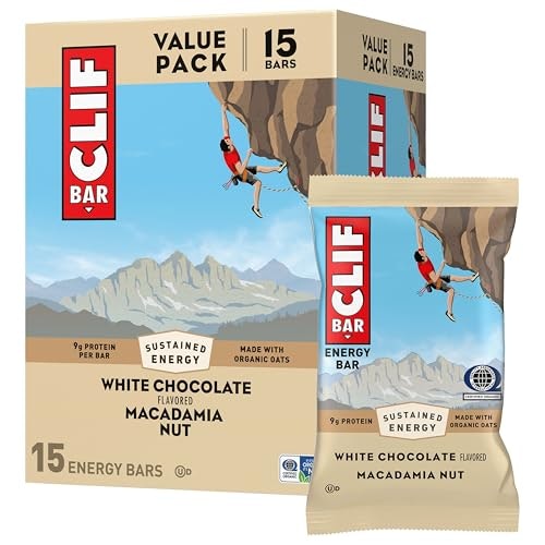 Clif Bar White Chocolate Macadamia Nut Protein Energy Bars 15-Pack: $14.46