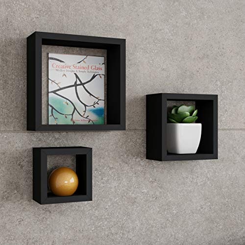 Lavish Home Cube Wall Shelf Set: $19.50 Lavish Home Cube Wall Shelf Set: $19.50