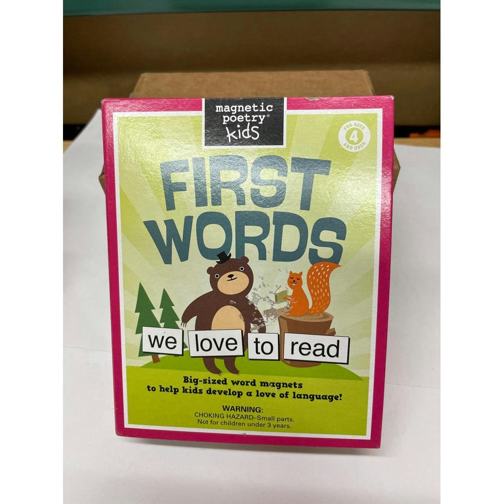 First Words Magnetic Poetry Kit: $12.35 First Words Magnetic Poetry Kit: $12.35