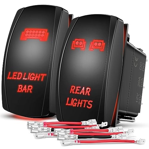 Nilight 5-Pin Laser Rocker Switch with Jumper Wires 2-Pack: $10.49 Nilight 5-Pin Laser Rocker Switch with Jumper Wires 2-Pack: $10.49