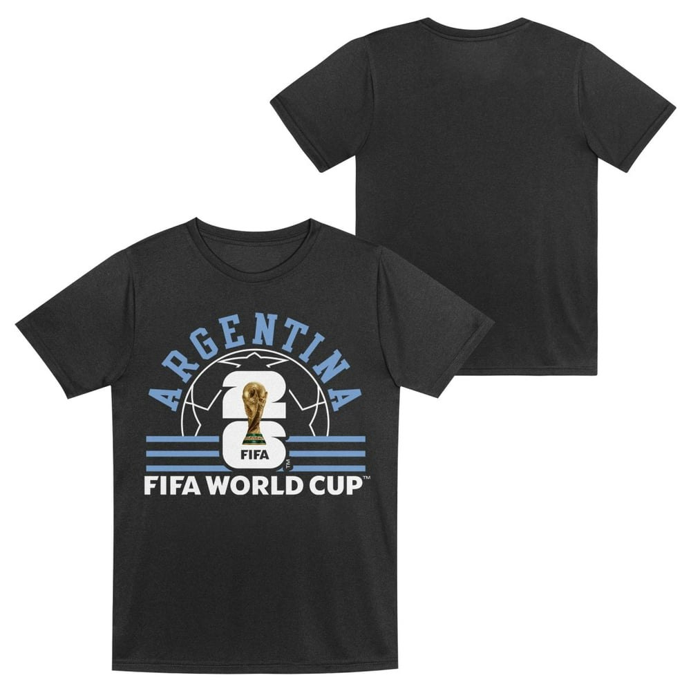 FIFA World Cup 2026 Argentina Soccer Graphic T-Shirt: $4.80 FIFA World Cup 2026 Argentina Soccer Graphic T-Shirt: $4.80