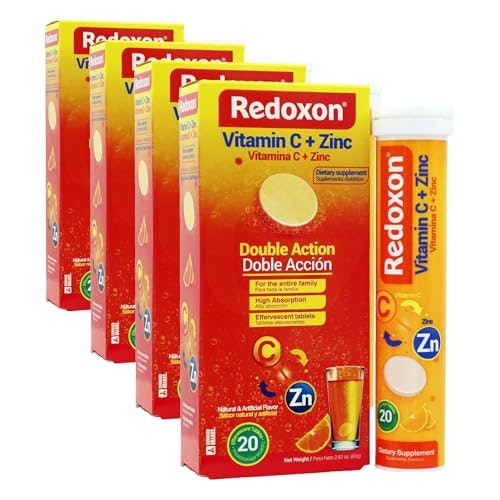 Redoxon Vitamin C and Zinc Effervescent Tablets 80-Count: $21.16