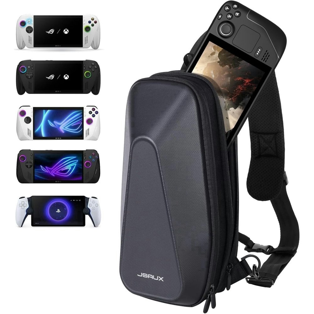 JSAUX Sling Bag for Steam Deck and ROG Ally X: $35 JSAUX Sling Bag for Steam Deck and ROG Ally X: $35