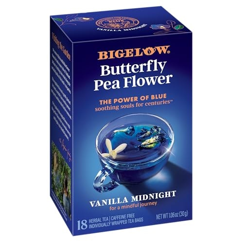 Bigelow Vanilla Midnight Butterfly Pea Flower Tea 18-Count 6-Pack: $25.39 Bigelow Vanilla Midnight Butterfly Pea Flower Tea 18-Count 6-Pack: $25.39