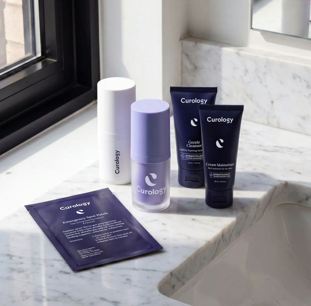 Curology Custom Rx Skincare First Box Trial: Free
