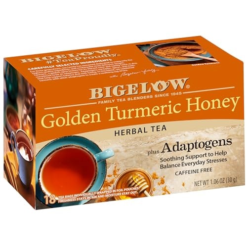 Bigelow Golden Turmeric Honey Tea 108-Count Pack: $16.25