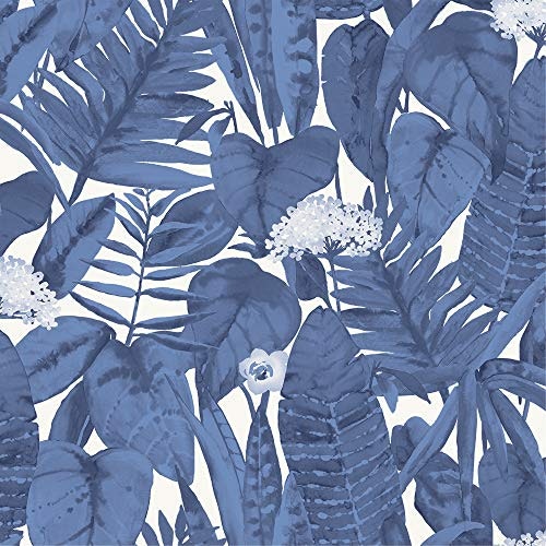 Tempaper Blue Raspberry Tropical Peel and Stick Wallpaper: $14.29 Tempaper Blue Raspberry Tropical Peel and Stick Wallpaper: $14.29