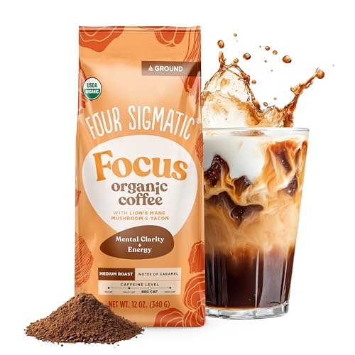 Four Sigmatic 12oz Lion's Mane Mushroom Ground Coffee: $14.49 Four Sigmatic 12oz Lion's Mane Mushroom Ground Coffee: $14.49