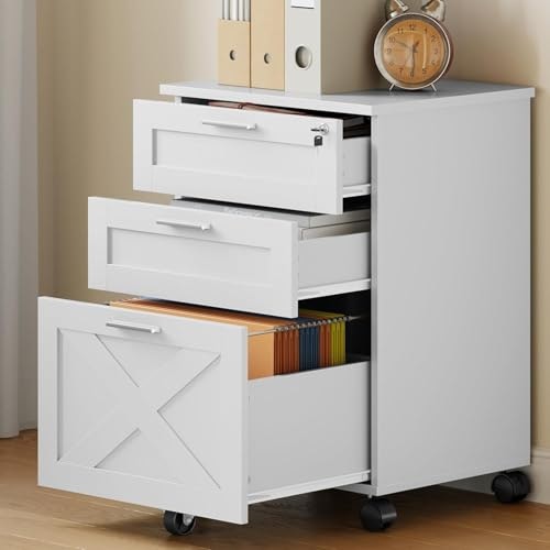Garvee 3-Drawer Mobile File Cabinet: $95.13 Garvee 3-Drawer Mobile File Cabinet: $95.13