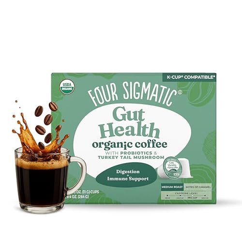 Four Sigmatic Gut Health Mushroom Coffee Pods 24-Count: $22.49 Four Sigmatic Gut Health Mushroom Coffee Pods 24-Count: $22.49