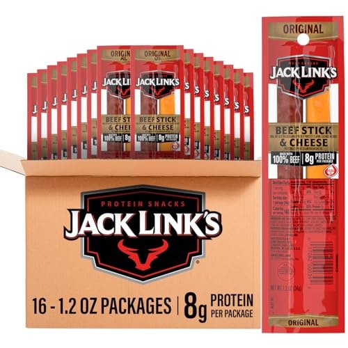 Jack Link's Original Beef Jerky and Cheese Sticks 16-Pack: $18.39 Jack Link's Original Beef Jerky and Cheese Sticks 16-Pack: $18.39